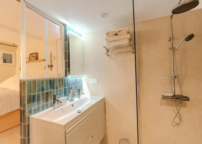 公寓 Exceptional Duplex For 5 Or 6 Guests With Sea And Market Views 昂蒂布